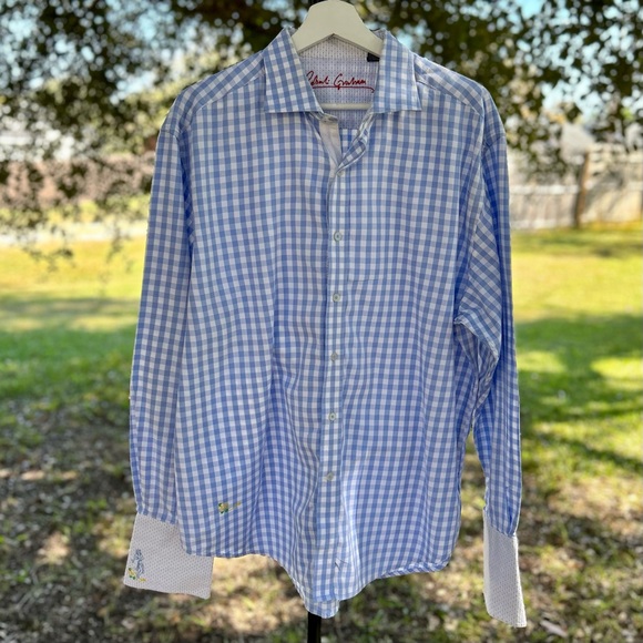 Robert Graham Cotton Button Down Shirt Size Xl
